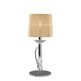 Tiffany Polished Chrome-Soft Bronze Crystal Table Lamps Mantra Contemporary Crystal Table Lamps Tiffany Polished Chrome-Soft Bronze Crystal Table Lamps Mantra Contemporary Crystal Table Lamps